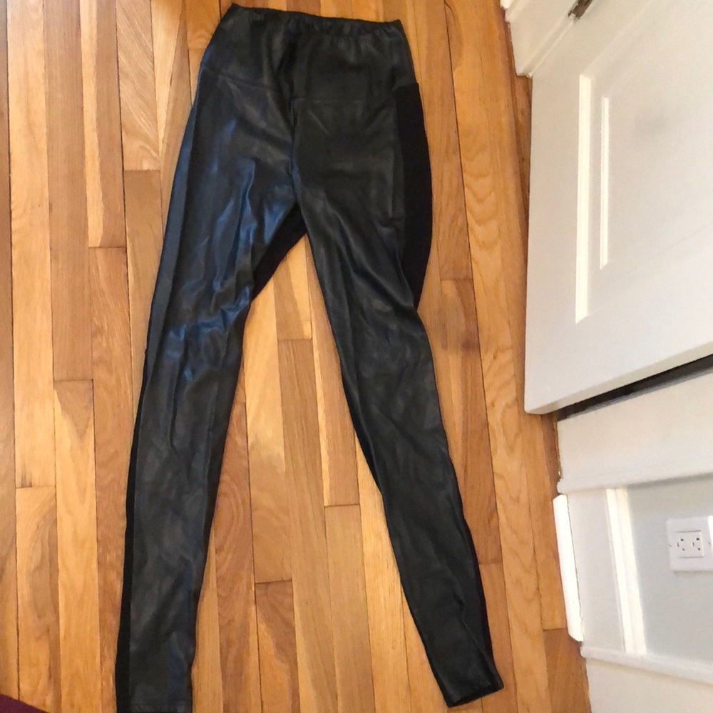 Aritzia leather leggings